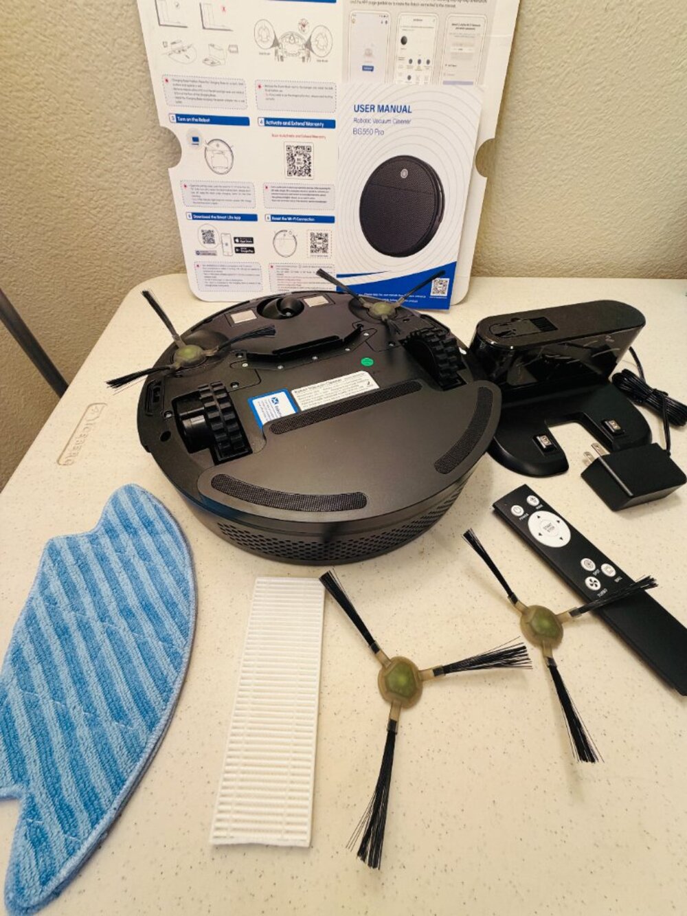 Bagotte BG550 Pro 2-in-one robot vacuum and mop